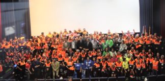 Más de 300 personas participan en el XIX Congreso de la Red de Agrupaciones de Voluntarios de Protección Civil de Aragón de Sariñena