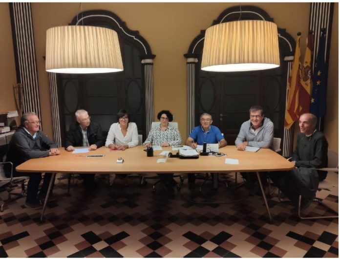 Nueva ejecutiva del PSOE en Graus (Foto: Servicio especial)