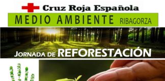 Graus. Cartel de la Jornada de Reforestación promovida por Cruz Roja