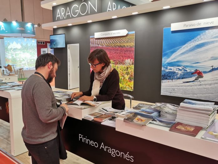 El pabellón aragonés en INTUR Valladolid (Foto: ATEVB)