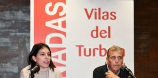 Adriana Maldonado y Antonio Cosculluela en la clausura de las Jornadas del PSOE (Foto: Servicio especial)