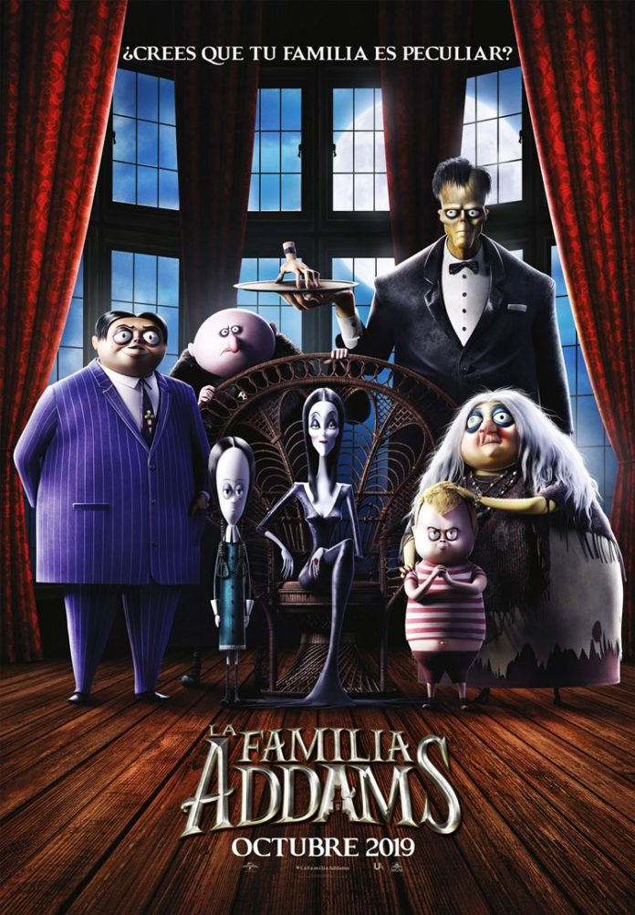 Cartel de la película La familia Addams
