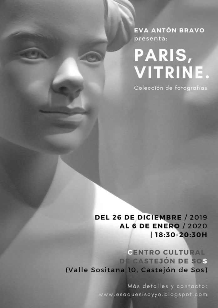 Castejón de Sos Exposición Paris, vitrine. Fotografías de Eva Antón Bravo