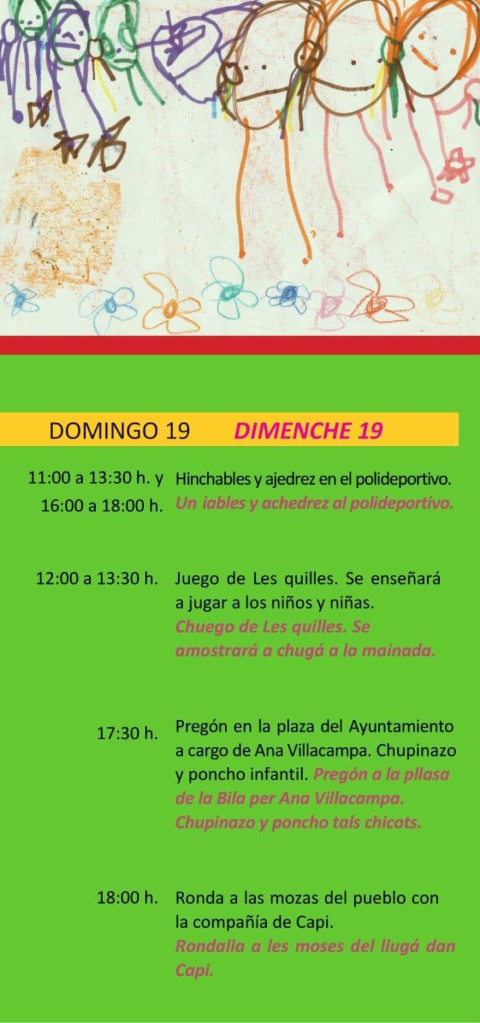 Benasque PROGRAMACION SAN SEBASTIAN Domingo 19