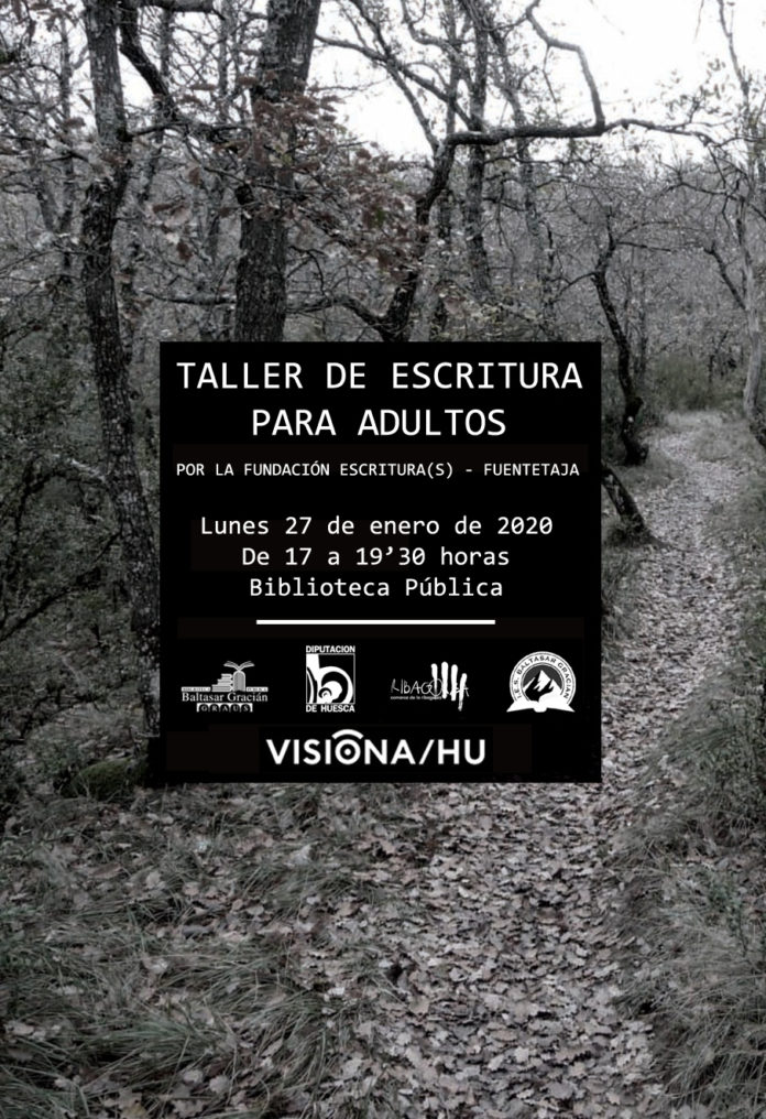 Cartel anunciador del Taller de escritura Graus