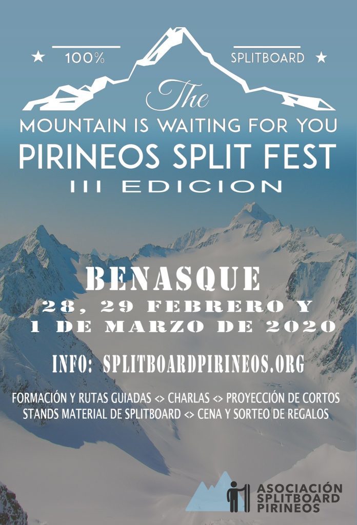 Cartel del Festival de Splitboard en Benasque