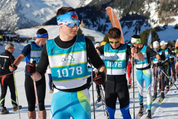 Esquiadores concentrados justo antes de salir en la edición de 2019 (Foto: ADHB)