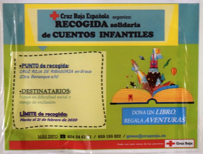 Graus. Cruz Roja. Recogida de libros infantiles