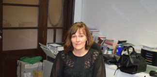Maite Bardají, alcaldesa de La Puebla de Castro (Foto: Angel Gayúbar)