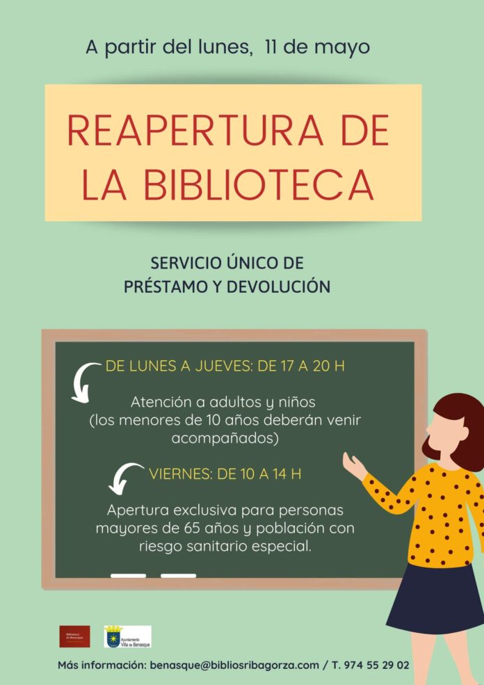 Biblioteca de Benasque NUEVO HORARIO