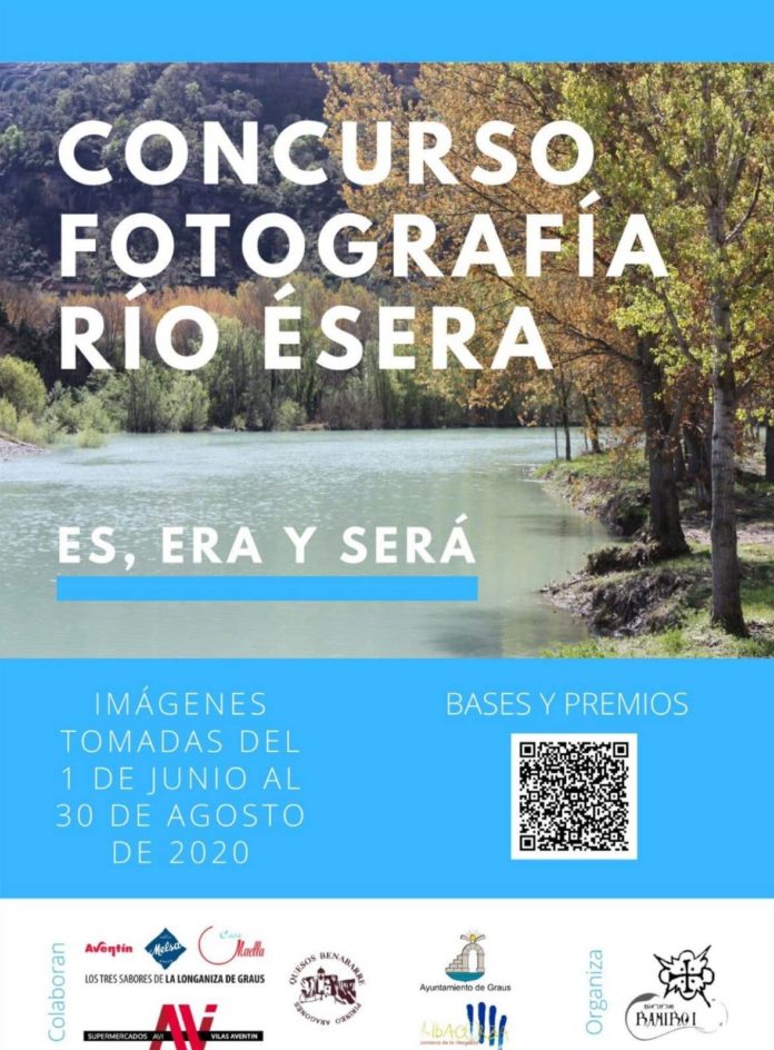 Cartel del Concurso de Fotografía Río Ésera