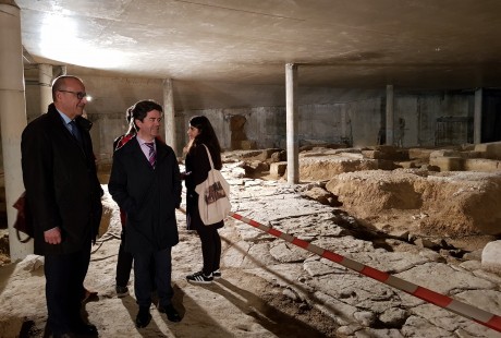 restos romanos del Círculo Católico de Huesca