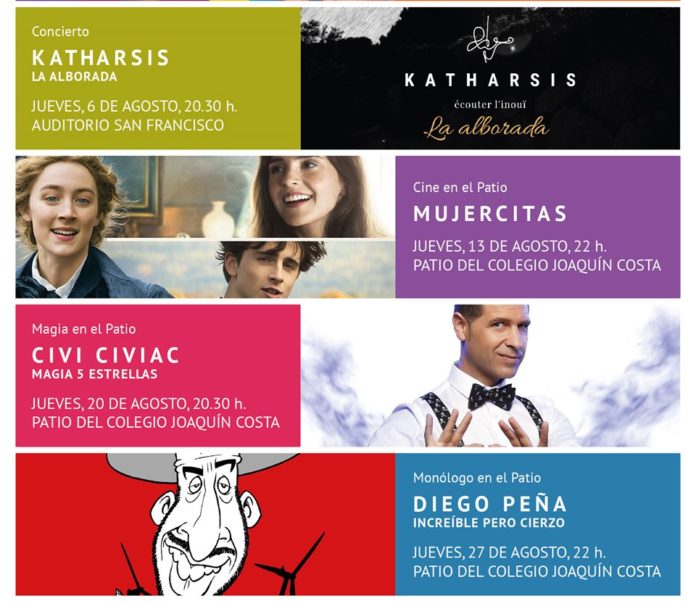 Actividades Monzón agosto 2020