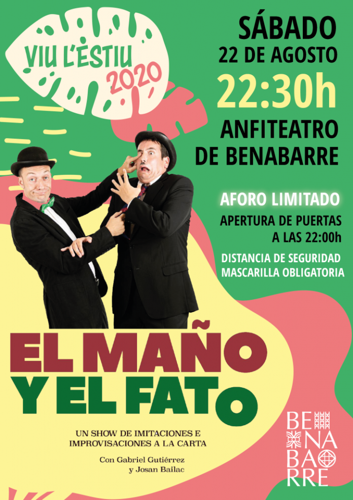 Benabarre actuación del Mañou el fato benavarri estiu 2020