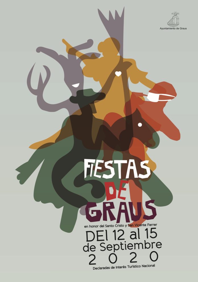 Portada del Llibré y Cartel de las Fiestas de Graus 2020