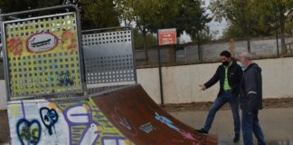 Monzón mejora el entorno de la pista de skate