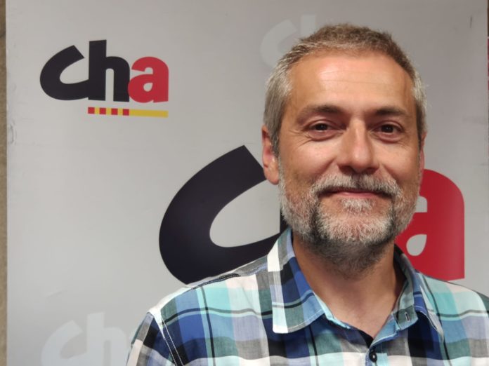 José Ramón Ceresuela, secretario territorial de CHA (Foto: Servicio especial)