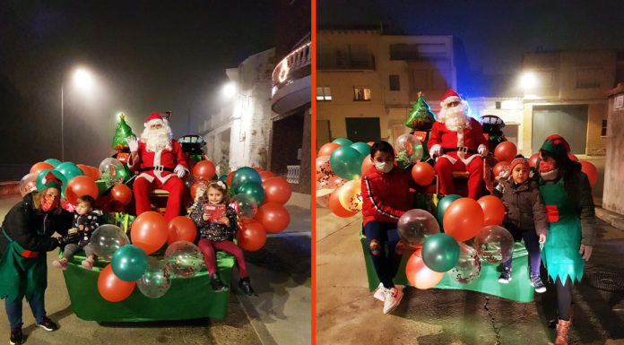 Papá Noel visita Peñalba