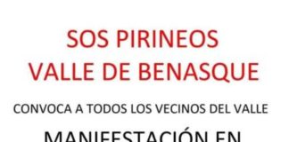BENASQUE: Manifestación
