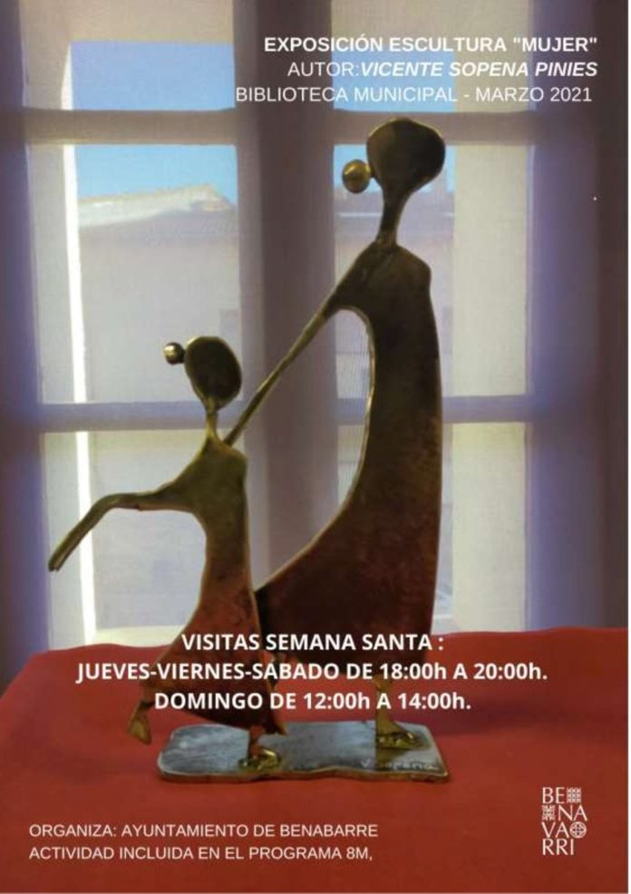 Benabarre Exposición de escultura en Semana Santa