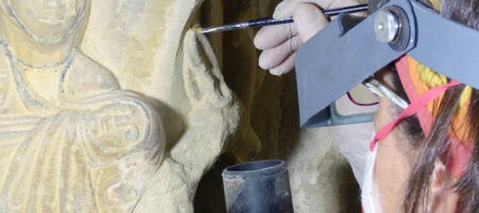 La Sala de Doña Petronila luce nuevo aspecto tras la intervención en sus capiteles