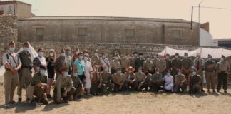 Éxito de la recreación de la Guerra Civil en Robres
