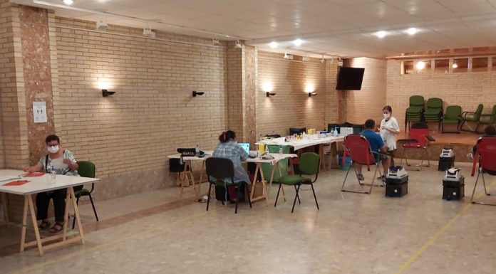 Campaña de donación de sangre en San Esteban de Litera