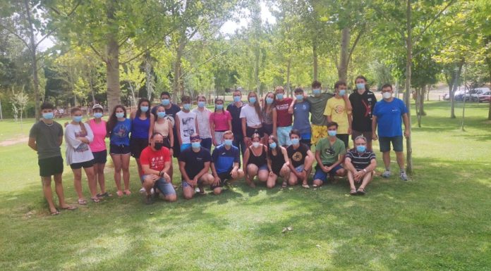 El XIII Campo de voluntariado San Roc recupera la senda de Bodigas de San Esteban de Litera