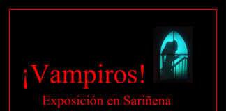 Exposición sobre Vampiros en el cafetín de la Pastelería Trallero