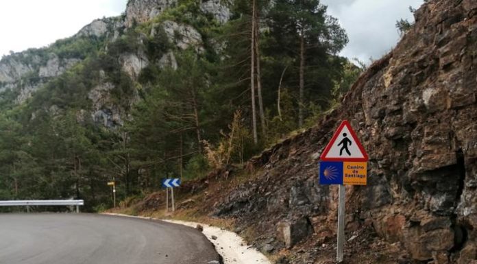 DPH mejora la seguridad de los peregrinos en los cruces del Camino de Santiago con carreteras provinciales y municipales