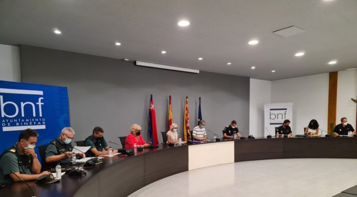 La junta local de Seguridad de Binéfar decide el refuerzo policial durante los días coincidentes con el Santo Cristo de los Milagros