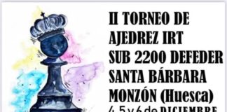MONZÓN: II Torneo de ajedrez Sub 2200 Defeder-Santa Barbara