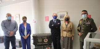 Nueva sala dedicada a material sanitario en el Centro de Interpretación de la Guerra Civil en Aragón ubicado en Robres