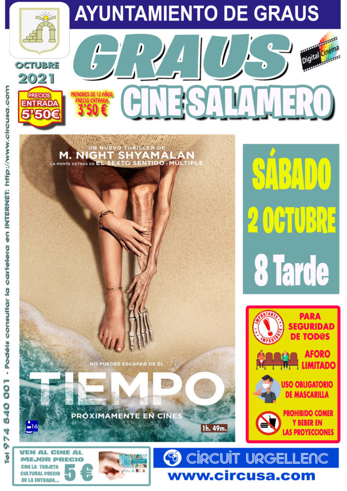 Programa cinematográfico en Graus para este sábado