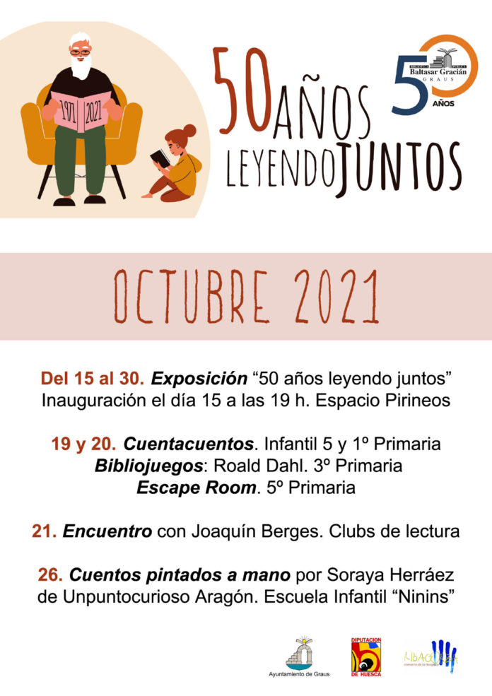 Graus. Actividades conmemorativas de los 50 años de la Biblioteca