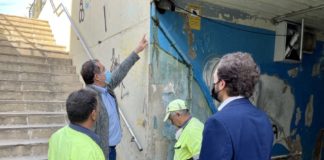 El paso subterráneo de Monzón renovará su imagen y mejorará la iluminación