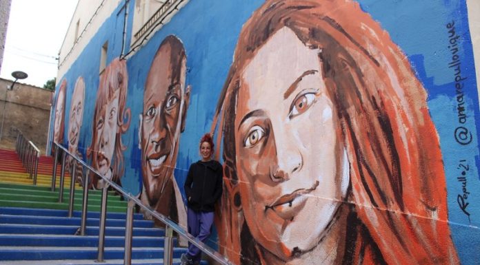 El Arte Urbano cambia la fisonomía de puntos degradados en Binéfar