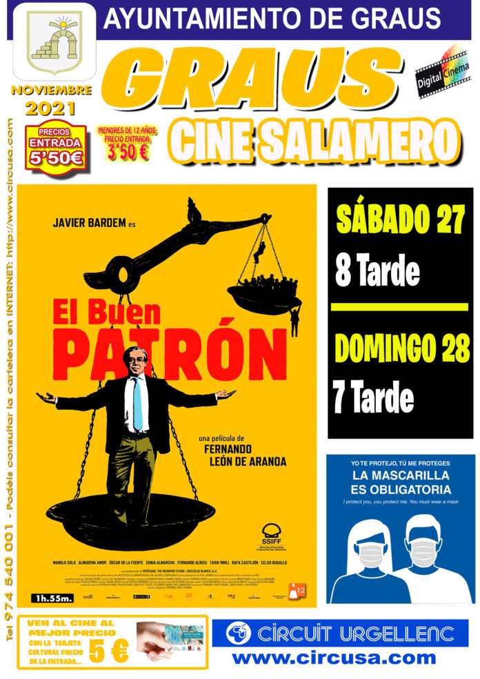 Programa de cine para este fin de semana en Graus
