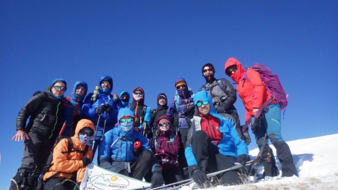 El Club Litera Montaña llega al pico Liena