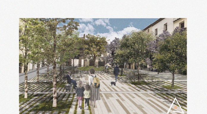 La plaza de la Litera de Binéfar será remodelada totalmente