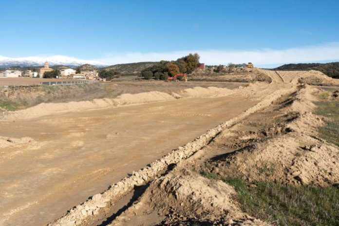 26 Estado de las obras en Liesa a comienzos de diciembre FOTO Javier Blasco