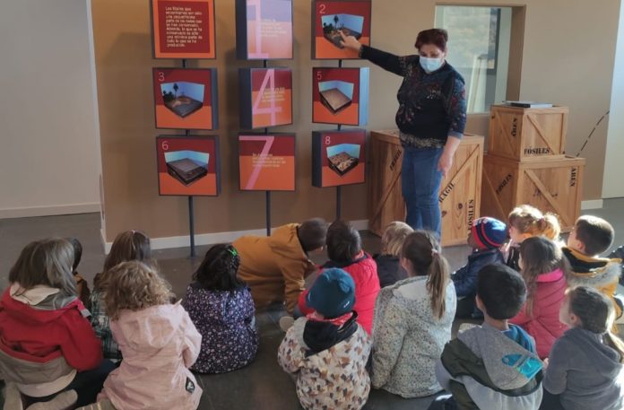 Una actividad con escolares en este Museo de Arén (Foto: Servicio especial)