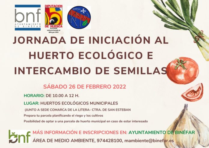 Jornada de iniciación al huerto ecológico e intercambio de semillas