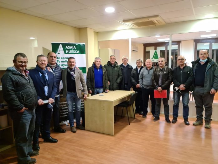 Asaja Huesca en la oficina de Sariñena