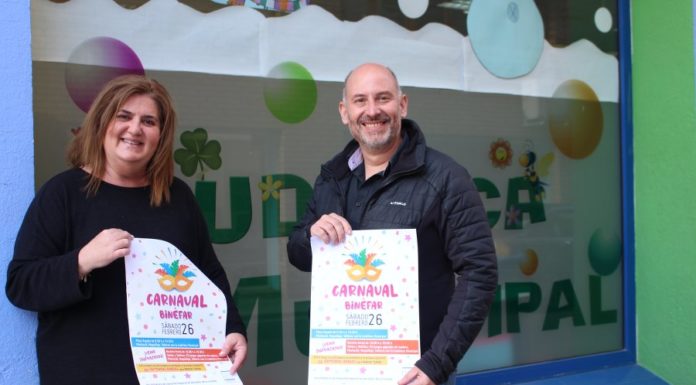 Binéfar celebrará el carnaval infantil con juegos, disfraces y sorteos