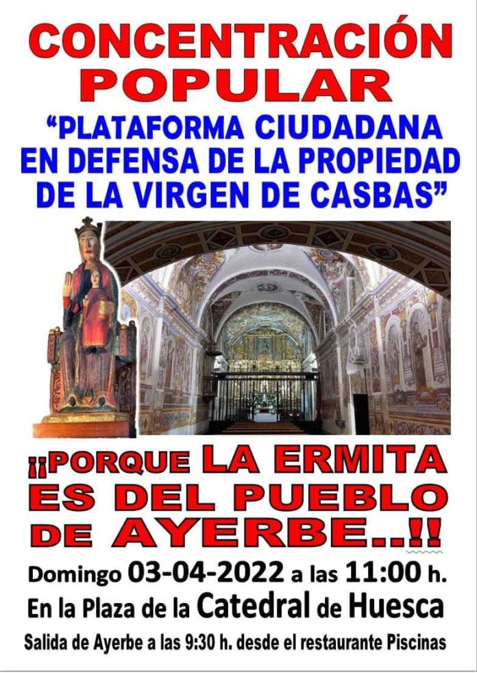 Plataforma ciudadana en defensa de la propiedad de la Virgen de Casbas