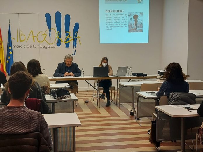 Curso celebradoi en la Comarca de La Ribagorza sobre el Plan Agrupado de Formación (Foto: Servicio especial