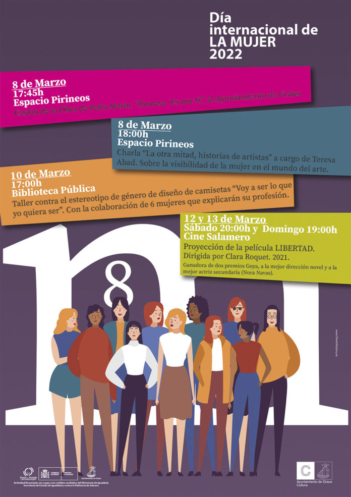 Actividades en Graus con motivo del 8M