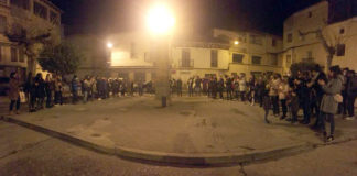 8M Concentración del Observatorio Feminista Monegros en Sariñena