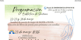 Día Mundial de la poesía en la Biblioteca de Sariñena